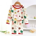 thumbnail image 2 of Staki Kids Xmas Pajamas Christmas Pajamas Set for Kids Boys Holiday Sleepwear Santa Cotton Pajamas Sets for Toddler Kids Pjs(Yellow,2-3 Years), 2 of 4
