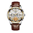 thumbnail image 1 of Reloj de moda para hombre, reloj de tourbillon, reloj de cuarzo para hombre, correa de acero, reloj multifuncional no mecánico para hombre, 1 of 6