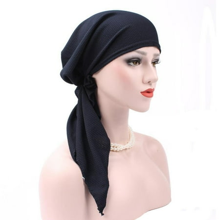 Columbia Cotton Hat - DZT1968 Women India Muslim Stretch Turban Hat Cotton Hair Loss Head Scarf Wrap