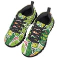 thumbnail image 3 of Chririnla Girls Shoes Size 10.5 Little Kid Sneakers Cartoon Pickles Print Lightweight Slip on Athletic Running Sport Shoes Breathable, 3 of 7