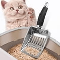thumbnail image 5 of cat litter scoop metal scooper sifter deep shovels long cleaning tool pet supply, 5 of 6