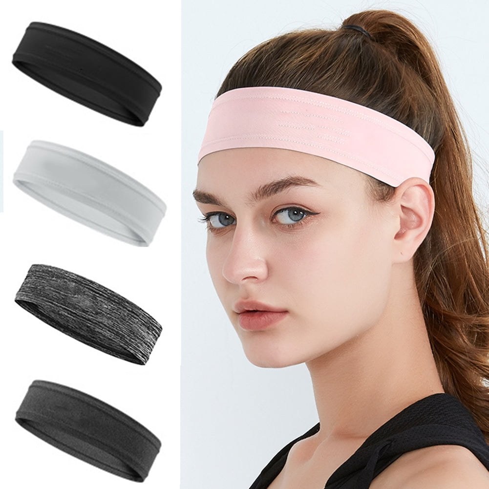 Outdoor Workout Headbands for Women Mens Lightweight Sweatband Wide Hairband US 
