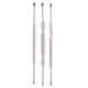 thumbnail image 3 of Kit de herramientas de limpieza de oídos, cuchara para recoger cera de los oídos, espiral de acero inoxidable, doble punta, 3 uds., 3 of 8