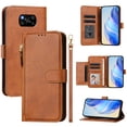 thumbnail image 3 of Funda para Xiaomi POCO X3/X3 PRO 5G Cartera de Mano con Cremallera y Correa Cruzada Desmontable, 3 of 5