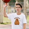 thumbnail image 3 of Smartprints Happybara Capybara Illustration Youth T-Shirt White, Cotton, XS, 3 of 4