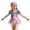 Black, variant on Toddler Girls Swim Suits One-Piece Cute Plaid Design Athletic For Kids Summer Bathing Suit Size 3-4T