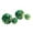 Green Sparkle, variant on Double Sided Adult Women Front Back Peek A Boo Ball Stud Earrings (Green Sparkle)