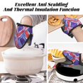thumbnail image 7 of Non-Slip Mini Oven Mitts With Duck Beak Design Are Easy To Take Off And Wear And Easy To Hang For Oven Pot Tripod Barbecue Casserole Palevioletred Moroccan Trellis Hand-Drawn Sketch_1 2pcs, 7 of 7