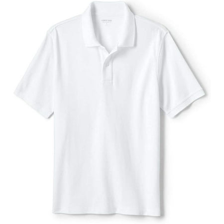 Lands End Mens Short Sleeve Comfort-First Mesh Polo Shirt