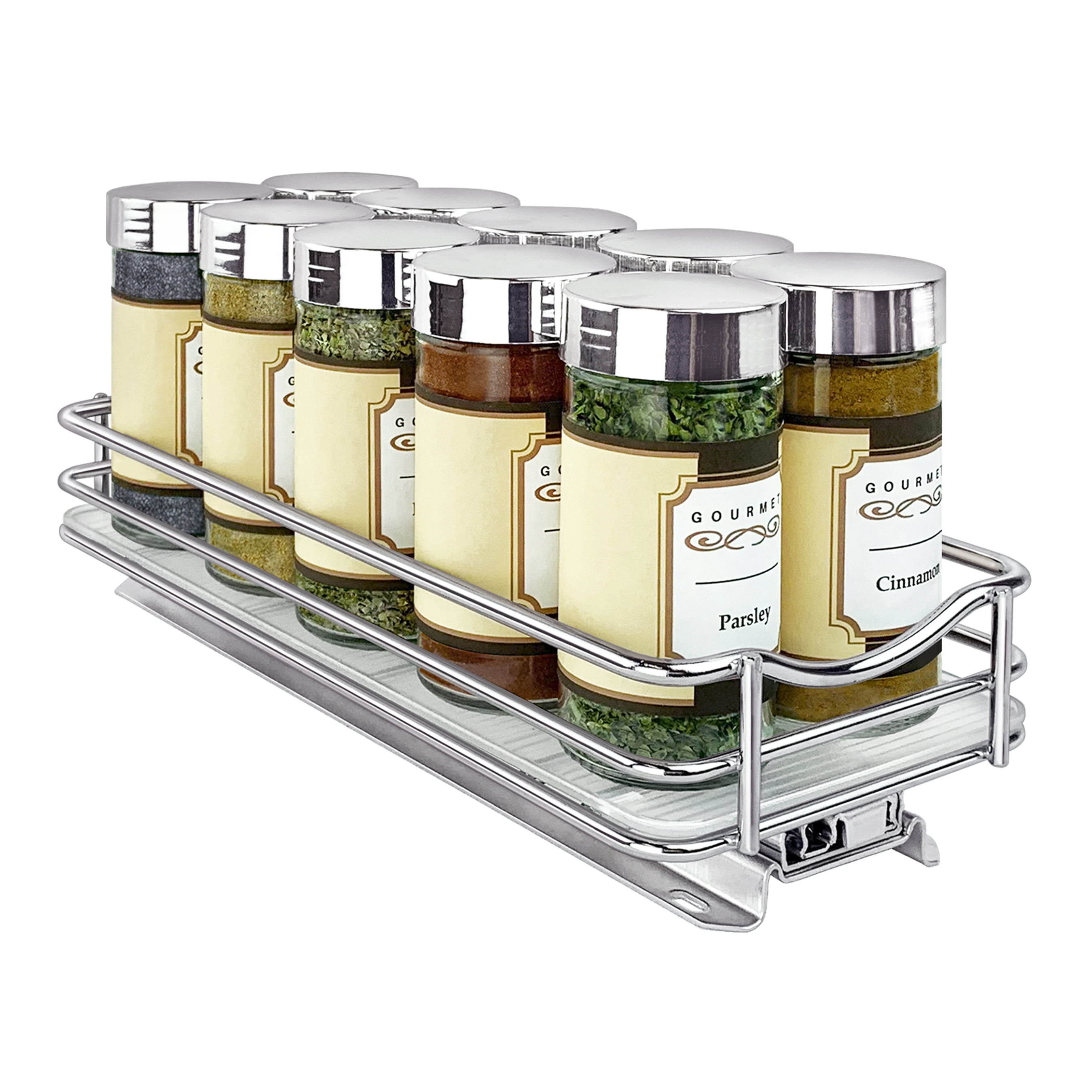 Kitchen Dining Lynk Professional Pull Out Spice Rack Slide Out