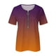 thumbnail image 4 of Blusa informal con cuello en V y manga corta con estampado de verano para mujer con estilo OAVQHLG3B Store  lin121212, 4 of 5
