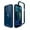 Navy Blue, variant on PeakDrop Compatible with iPhone 12 Case and iPhone 12 Pro Case, Clear Full Body Heavy Duty Protective Case Transparent Cover (2X Glass Screen Protector Included) (6.1 inch, 2020) - Mint