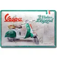 thumbnail image 3 of Letrero de hojalata retro Vespa, letrero de metal para garaje, placa de metal vintage para motocicleta, decoración de pared para sala de estar, placa Shabby Chic, 3 of 5