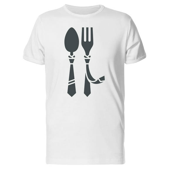 Black Spoon And Fork Tee Men's -Image by Shutterstock