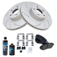 thumbnail image 2 of TRQ Front Performance Coated Brake Rotor & Ceramic Pad Kit w/Chemicals BKA18234 Fits select: 2011-2018 SUBARU FORESTER, 2013-2014 SUBARU OUTBACK, 2 of 6