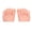 Light skin tone, variant on Flexible Soft Silicone Prosthetic Manicure Tool Practice Fake Foot Model with Half Foot Design for Nails Art Training