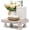 Natural Wood, variant on EOSAHR Farmhouse Fir Wood Risers for Decor on Coffee Table - Risers Display Stands for Stylish Home Decor - Perfect for Plant Stand & Perfume Organizer (Natural Wood, 8.5")