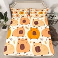 thumbnail image 2 of Castle Fairy Cute Capybara Twin Sheet Sets for Children Teens,Kawaii Animal Bedding, 2 of 7