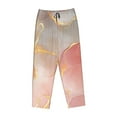 thumbnail image 6 of Uemuo Abstract Marble Texture Pattern Women's Wide Leg Palazzo Lounge Pants with Pockets Light Weight Loose Comfy Casual Pajama Pants-Small, 6 of 9