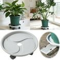 thumbnail image 2 of TIELUTT Stand with Wheels Swiveling Potted Stand Casters For Living Drainer Tray for Kitchen Dish Rag Holder Sponge Holder Small Portable Stainless Steel Rolling Rack Kitchen Racks and Shelves 33in, 2 of 6