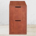 thumbnail image 3 of Niche Mod Freestanding Pedestal Two Drawer Filing Cabinet- Cherry, 3 of 6