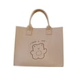 thumbnail image 1 of 1 bolsa de fieltro, nueva bolsa de compras portátil de fieltro con dibujos animados, bolsa de fieltro de gran capacidad y cómoda, 1 of 5