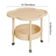thumbnail image 3 of Muebles de oficina para el hogar, mesa pequeña, mesa de noche para apartamento pequeño, mesa pequeña, escritorio de plástico, 3 of 9