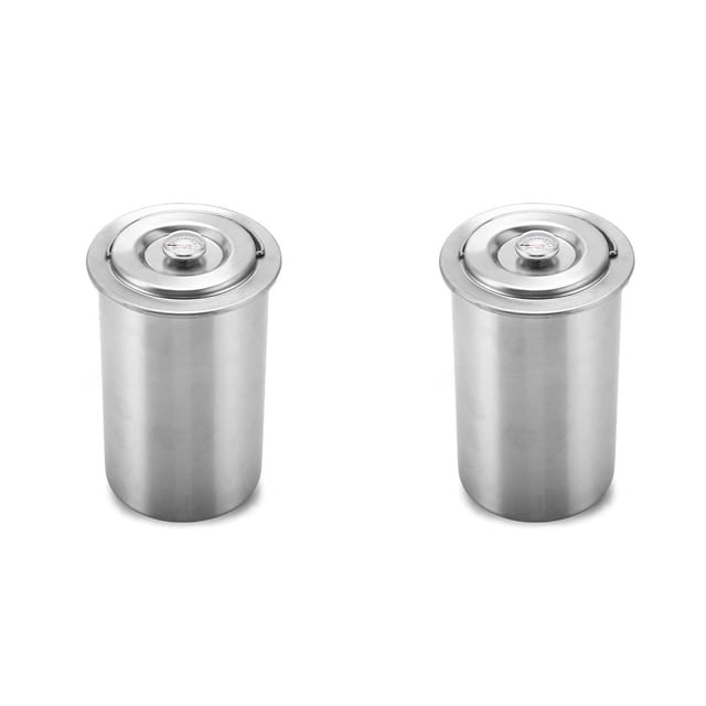2X Press Ham Maker, Round Shape Stainless Steel for Making Healthy Homemade Meat with Thermometer