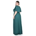 thumbnail image 3 of Vestido largo con abertura Roman Fashion / Tallas Extras, 2010 (Verde botella) verde oscuro 40, 3 of 6