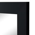 thumbnail image 2 of Hitchcock Butterfield Matte Black Urban Metro Bathroom Vanity Wall Mirror 42" H x 30" W - Black, 2 of 6