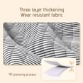 thumbnail image 4 of WKSCLPAI Extra Large Storage Bags, Heavy Duty Clothes Storage with Zipper, Reinforced Handles, Collapsible Travel Tote, Gray,M, 4 of 8
