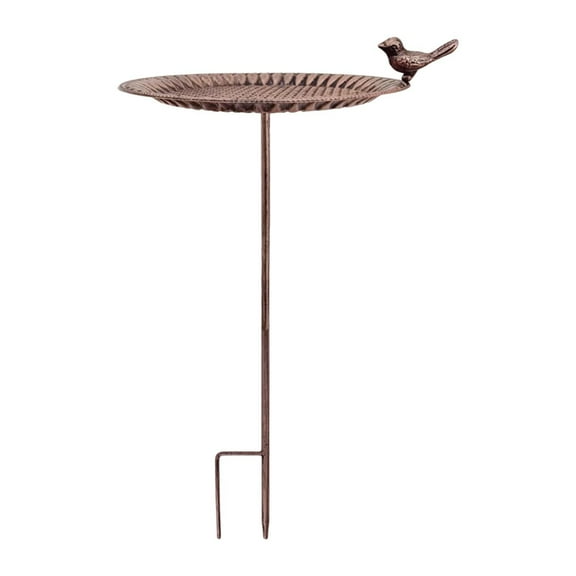 Kuntesetty Bird Feeder Modern Easy to Install with Stake for Backyard Outside Flowerbed