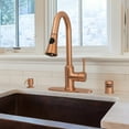 thumbnail image 2 of Akicon One-Handle Pull-Down Copper Kitchen Faucet - 16", 2 of 5