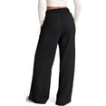 thumbnail image 2 of WQD Womens Sweatpants High Waisted Wide Leg Sweat Pants Cozy Loose Lounge Pant Baggy Cargo Joggers Athletic Casual Drawstring Workout Pants with Pockets, 2 of 7