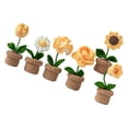 thumbnail image 1 of fastboy Crochet Kit Accessories Handmade Crocheted Planter for Kids Teens Beginners Yellow, 1 of 9