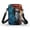 Two-Tone Lion Pattern, variant on HELLHERO Crossbody Bags Polyester Lightweight Father Christmas Gingerbread Man for Casual Use Unisex