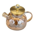 thumbnail image 3 of Jarra de té helado, recipiente para jugo, jarra para refrigerador, colador de acero inoxidable, vidrio 195 cm x 15 cm, 3 of 7