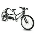 thumbnail image 7 of Raiatea 500W Tandem E-bike, 7-speed, Disc Brake, 48V 17.5AH Battery, 20mph, 40mi, for Women, Men, Black, 7 of 7