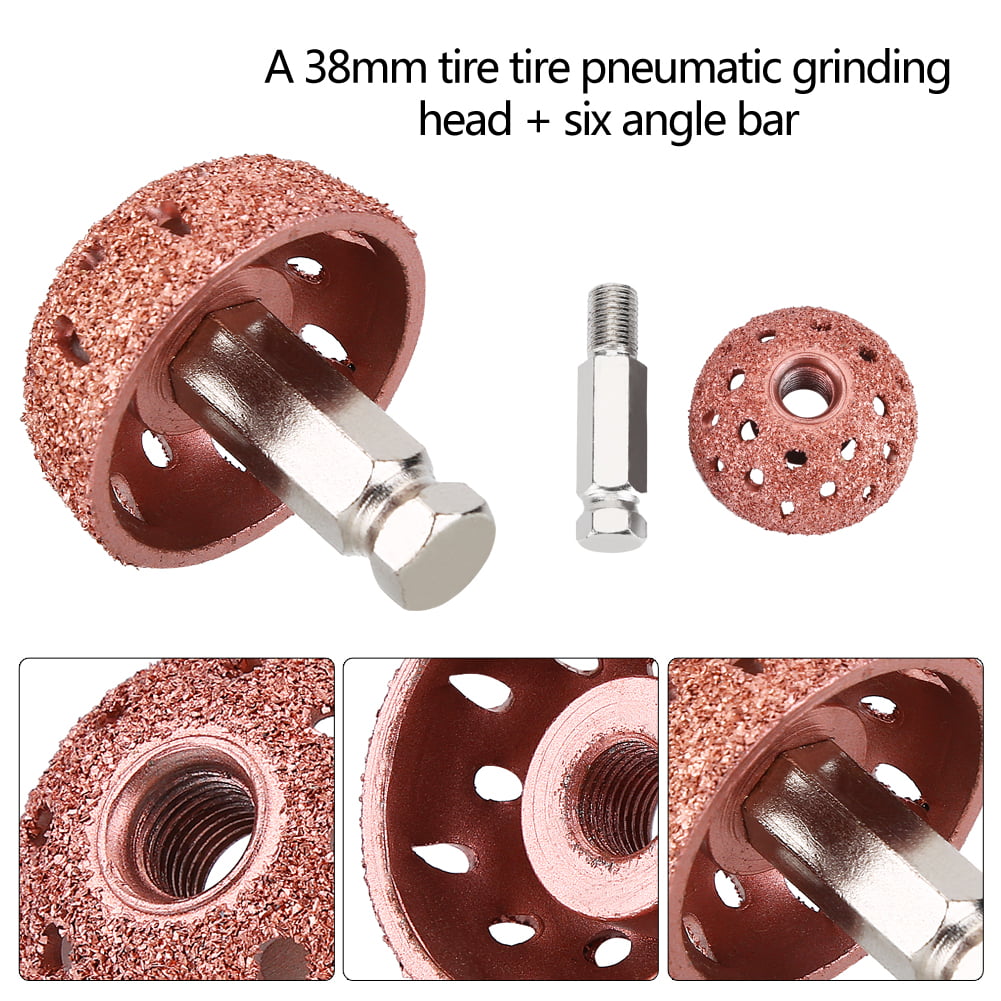 38mm Tire Repair Tool High-speed Pneumatic Tire Grinding Machine  Head
