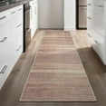 thumbnail image 5 of GLN Rugs Pompeii - Indoor Machine Washable Area Rug 2'6"x10' Terra Brown Home Carpet, All Ages, 5 of 10