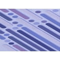 thumbnail image 1 of Ahgly Company Machine Washable Indoor Rectangle Transitional Blue Angel Blue Area Rugs, 2' x 5', 1 of 7