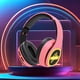 thumbnail image 1 of Auriculares Bluetooth, estéreo supraaurales inalámbricos con Bluetooth, reducción de ruido inteligente, HiFi, deportivos, fitness, juegos y luz de colores., 1 of 7