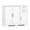 White, variant on Furnibear 40" Modern Sideboard Buffet Cabinet with 2 Drawers and Adjustable Shelves for Kitchen Dining Room - Black