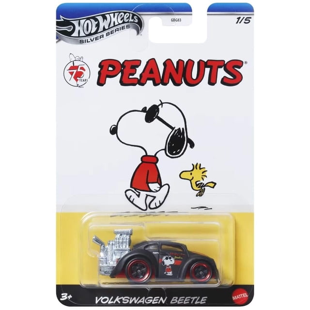 Coche de juguete Hot Wheels Entertainment Peanuts Snoopy Beetle 1:64