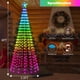 thumbnail image 3 of Árbol de Navidad con iluminación Holaurora de 8 pies y 340 LED con adorno en forma de estrella, 3 of 7