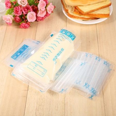 Yosoo 30Pcs 250ml Pre-Sterilised Breast Milk Storage Freezer Bags Fresh Sealing Leakproof Bags Hot, 250ml Breast Milk Bag, Breast Milk Bags (Best Way To Produce Breast Milk)
