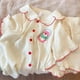 thumbnail image 1 of Pijamas Kawaii Sanrio Hello Kitty Anime Kuromi Pachacco moda Ins pantalones cortos simples de manga corta conjunto de ropa para el hogar Y2K Sweet Girls, 1 of 4