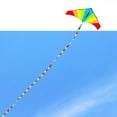 thumbnail image 6 of zhaomeidaxi 10/15/30m Kite Tail Colorful Practical Portable Ribbon Streamer Turning Tail Floating Tail for DIY Craft, 6 of 7