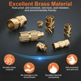 thumbnail image 7 of INCLY 440PCS Threaded Insert Kit - M2 to M6 Brass Heat - Set Inserts for Plastic, 3D Printing, Wood - Ideal for Nuts, Screws, Bolts - Includes Soldering & Heat - Set Tips, Soldering Iron Adapter, 7 of 7