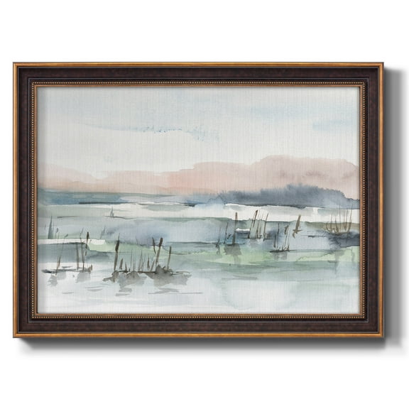 Marsh Cattails I Premium Framed Canvas- Ready to Hang